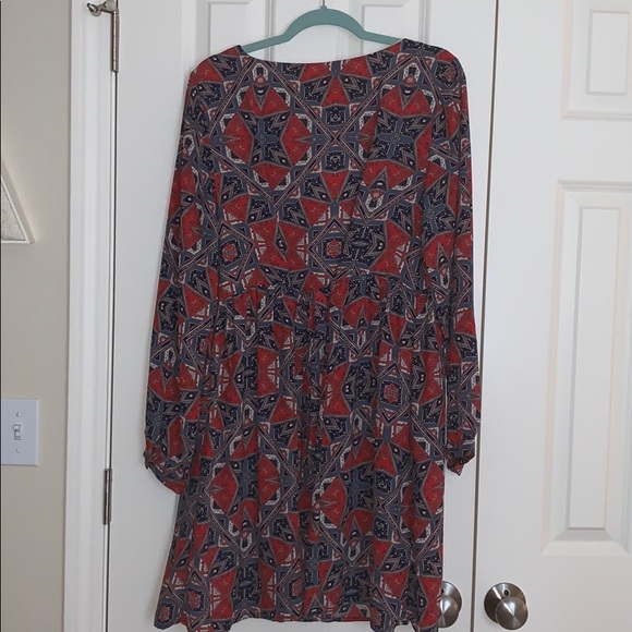 Anthropologie Paper Crown Geometric pattern dress - Picture 2 of 2